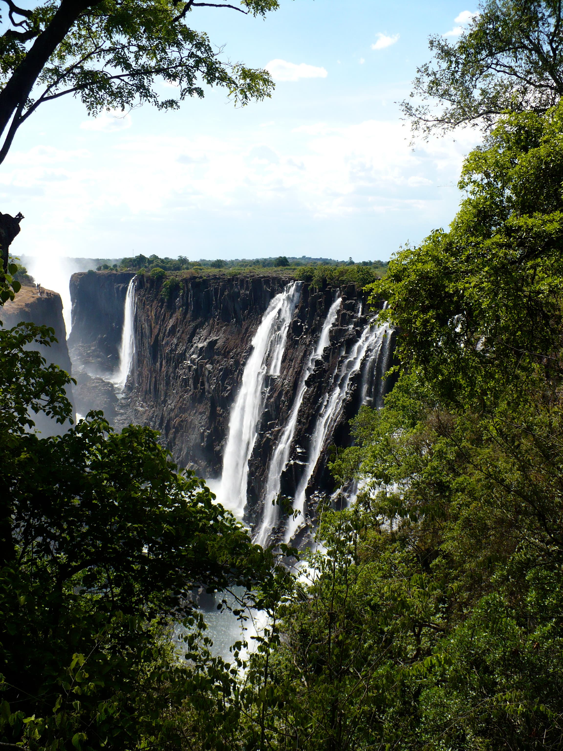 Les chutes Victoria, la fumée qui gronde