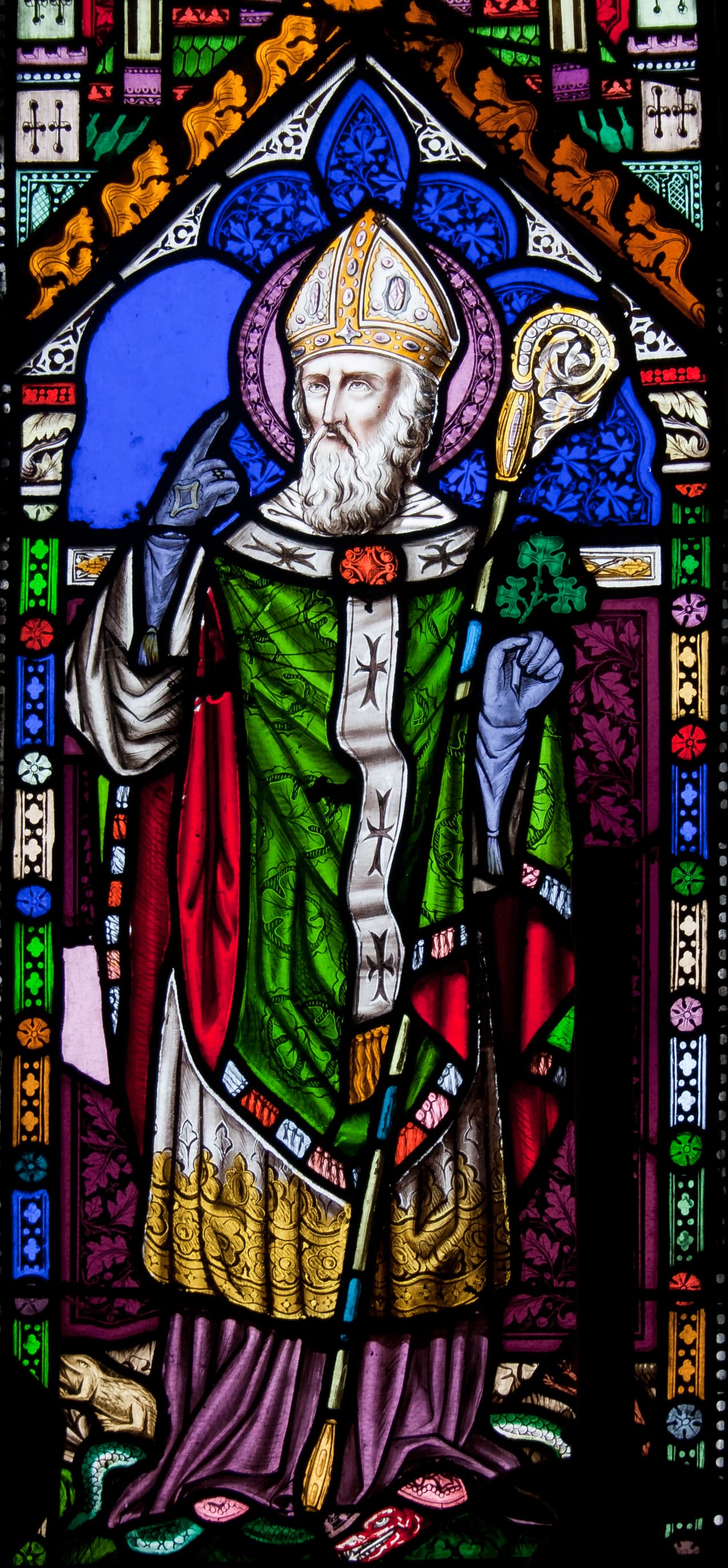 Saint Patrick et les moines copistes